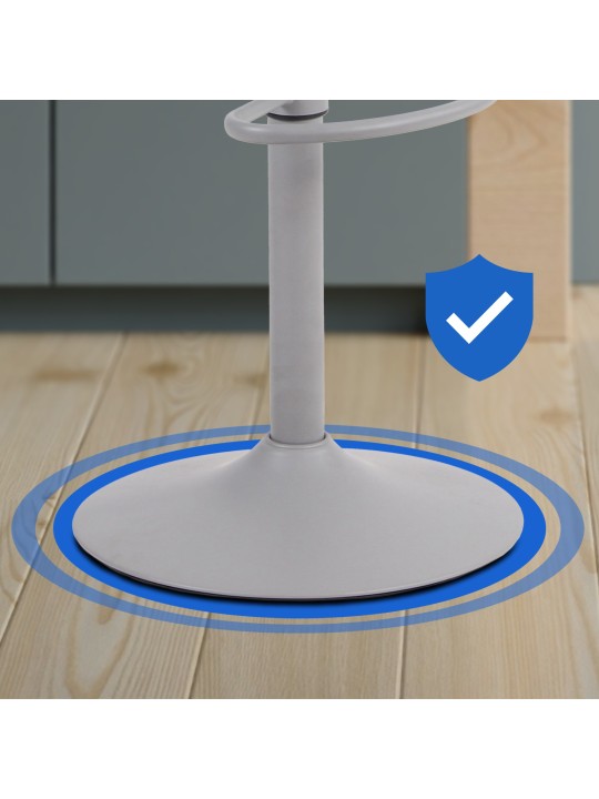 Conjunto de 4 bancos altos Aveiro, cinza