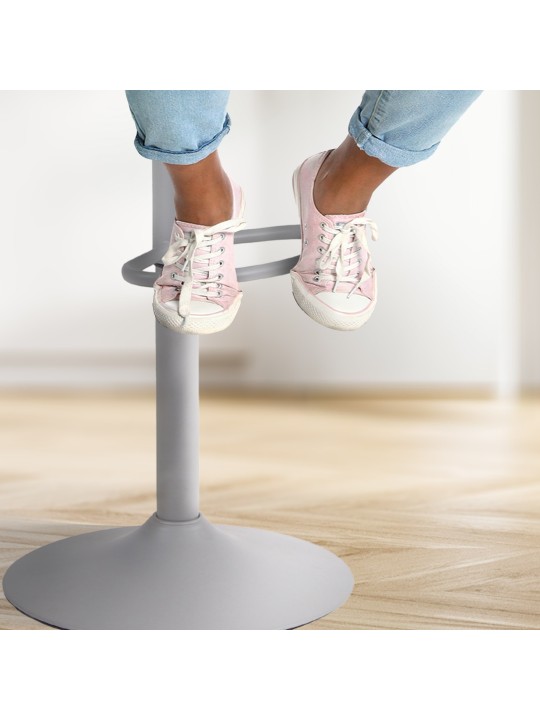 Conjunto de 4 bancos altos Aveiro, cinza