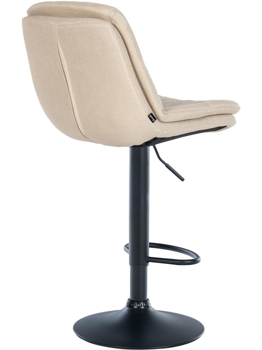 Banqueta alta tecido louro, creme