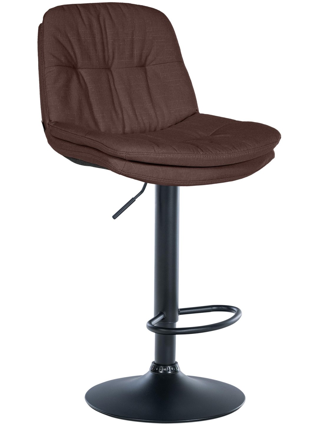 Banqueta alta tecido louro, castanho