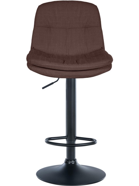 Banqueta alta tecido louro, castanho