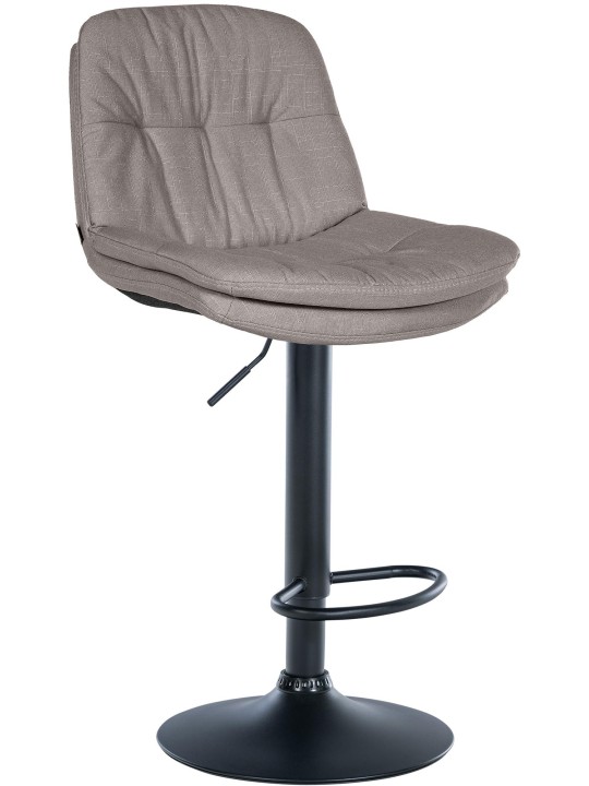 Banqueta alta tecido louro, cinza