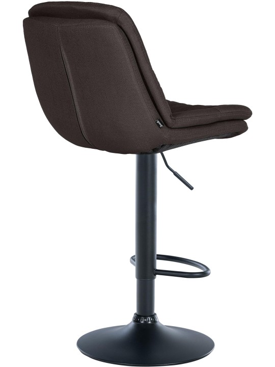 Banqueta alta tecido louro, cinza escuro