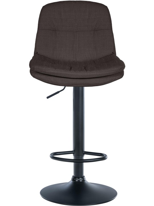 Banqueta alta tecido louro, cinza escuro