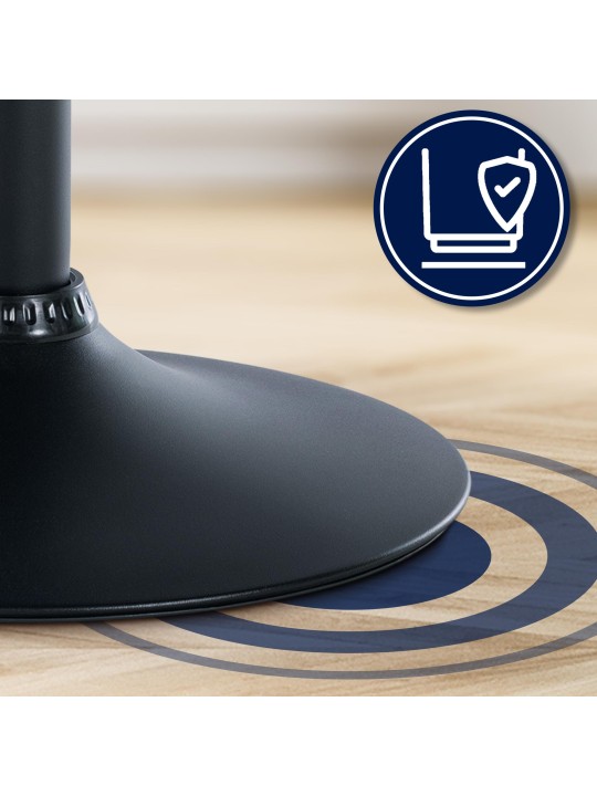 Banqueta alta tecido louro, cinza escuro