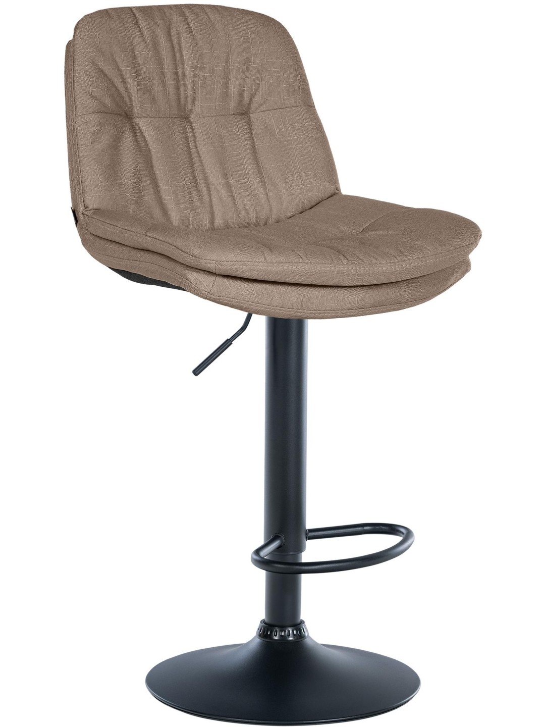 Banqueta alta tecido louro, taupe