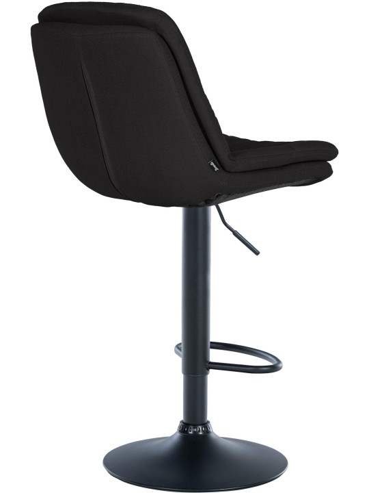 Banqueta alta tecido louro, preto