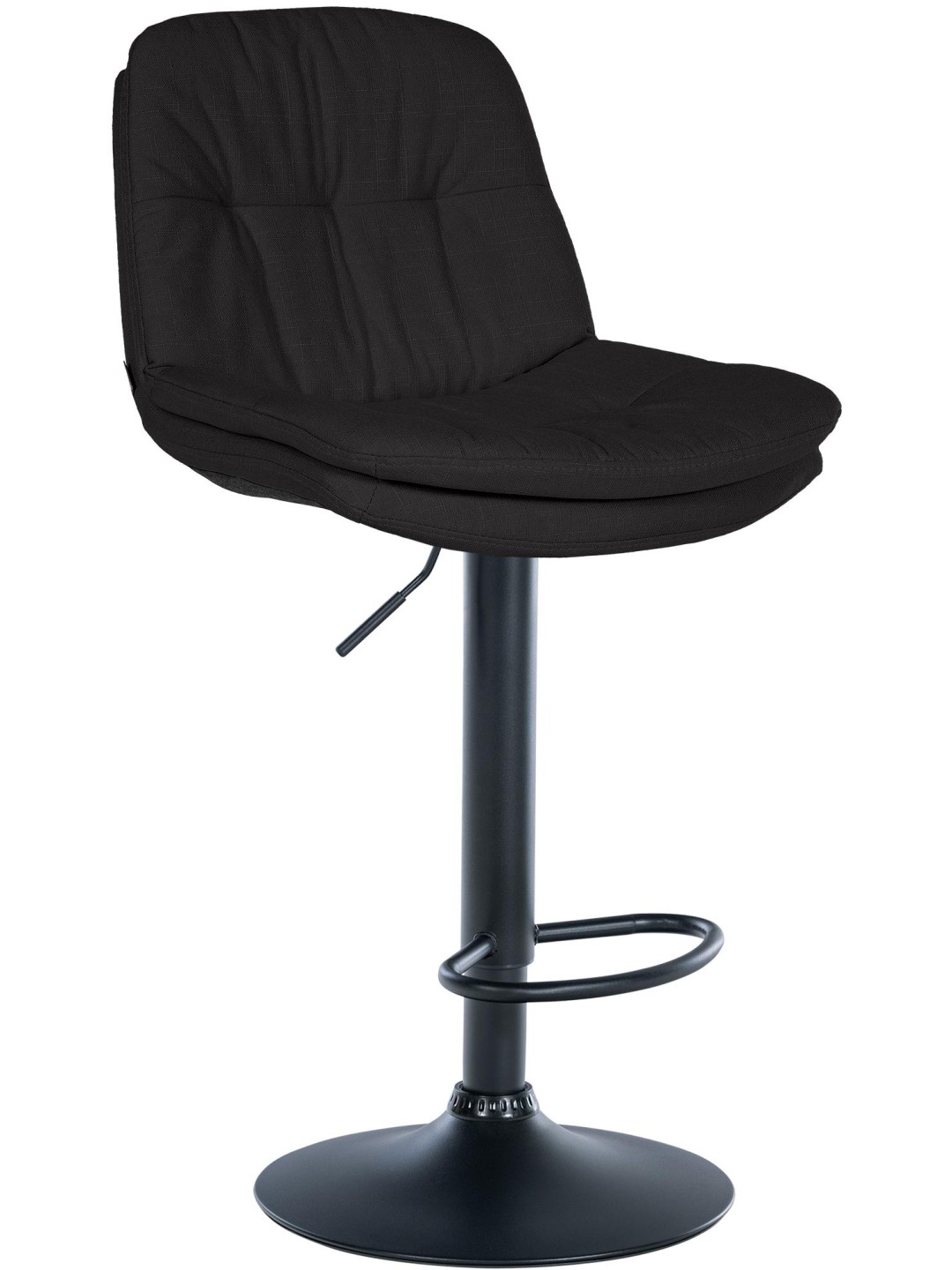 Banqueta alta tecido louro, preto