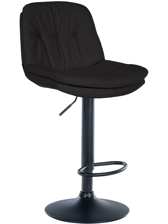 Banqueta alta tecido louro, preto