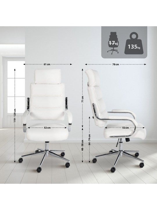 Cadeira de escritório Campo, branco Cadeira de escritório Campo, branco