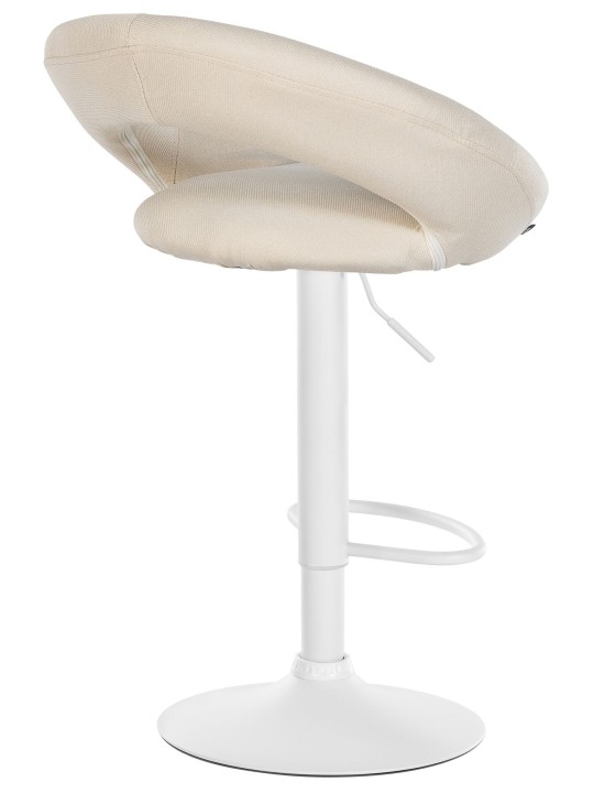 Conjunto de 2 bancos altos tecido Olinda, creme Conjunto de 2 bancos altos tecido Olinda, creme