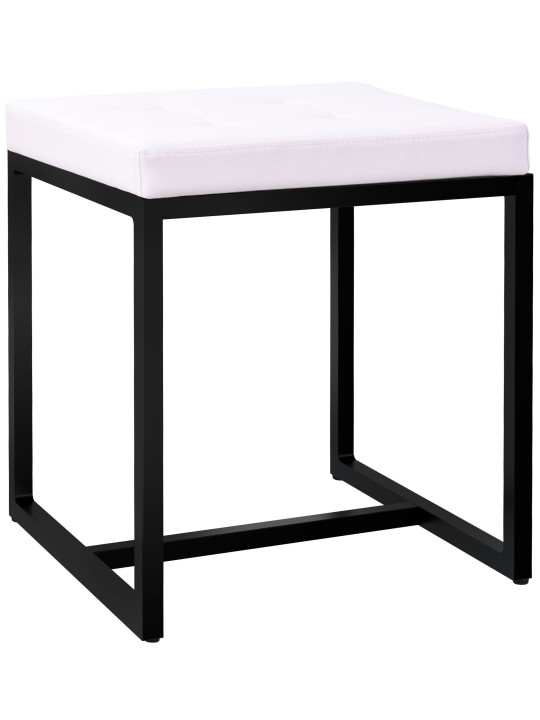 Banqueta Barci B couro sintético, branco Banqueta Barci B couro sintético, branco