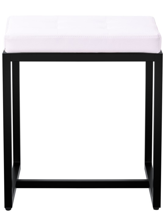 Banqueta Barci B couro sintético, branco Banqueta Barci B couro sintético, branco