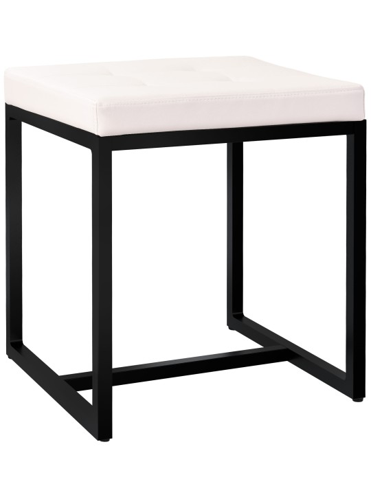 Banqueta Barci B couro sintético, creme Banqueta Barci B couro sintético, creme