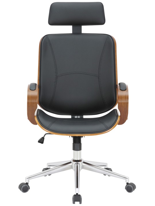 Cadeira de escritório Dayton, nogueira/preto