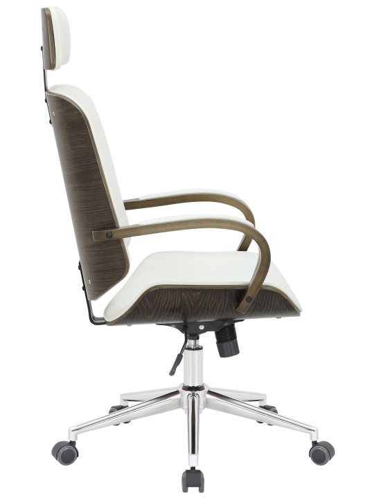 Cadeira de escritório Dayton cinza, branco/cinza