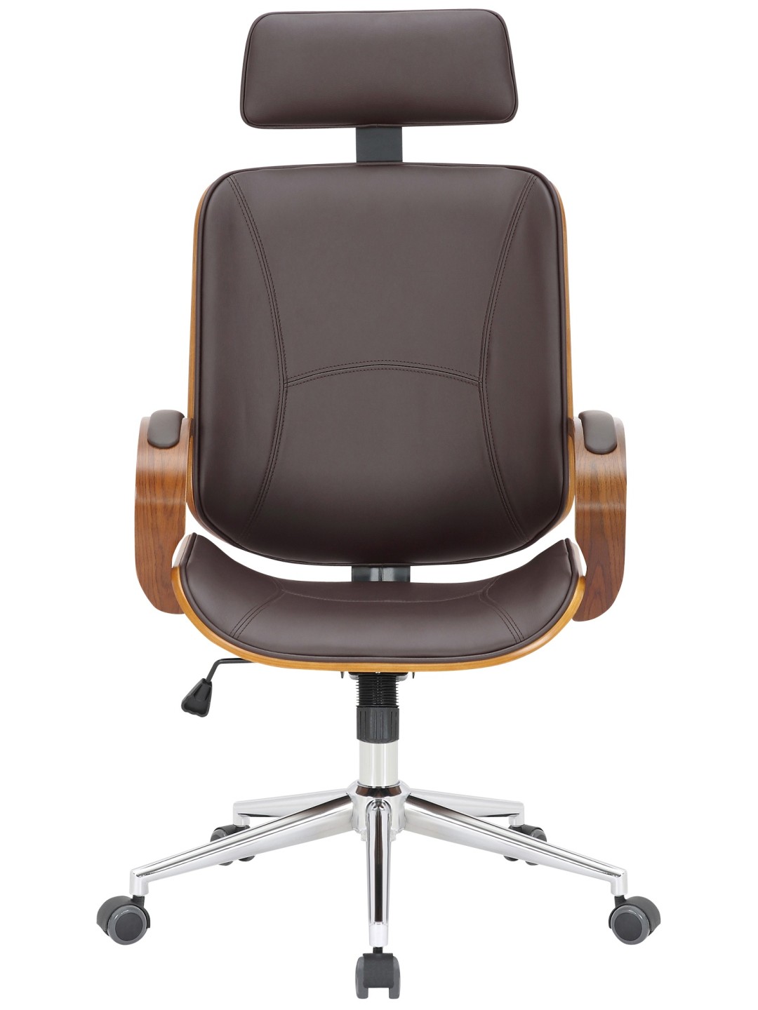 Cadeira de escritório Dayton, nogueira/castanho