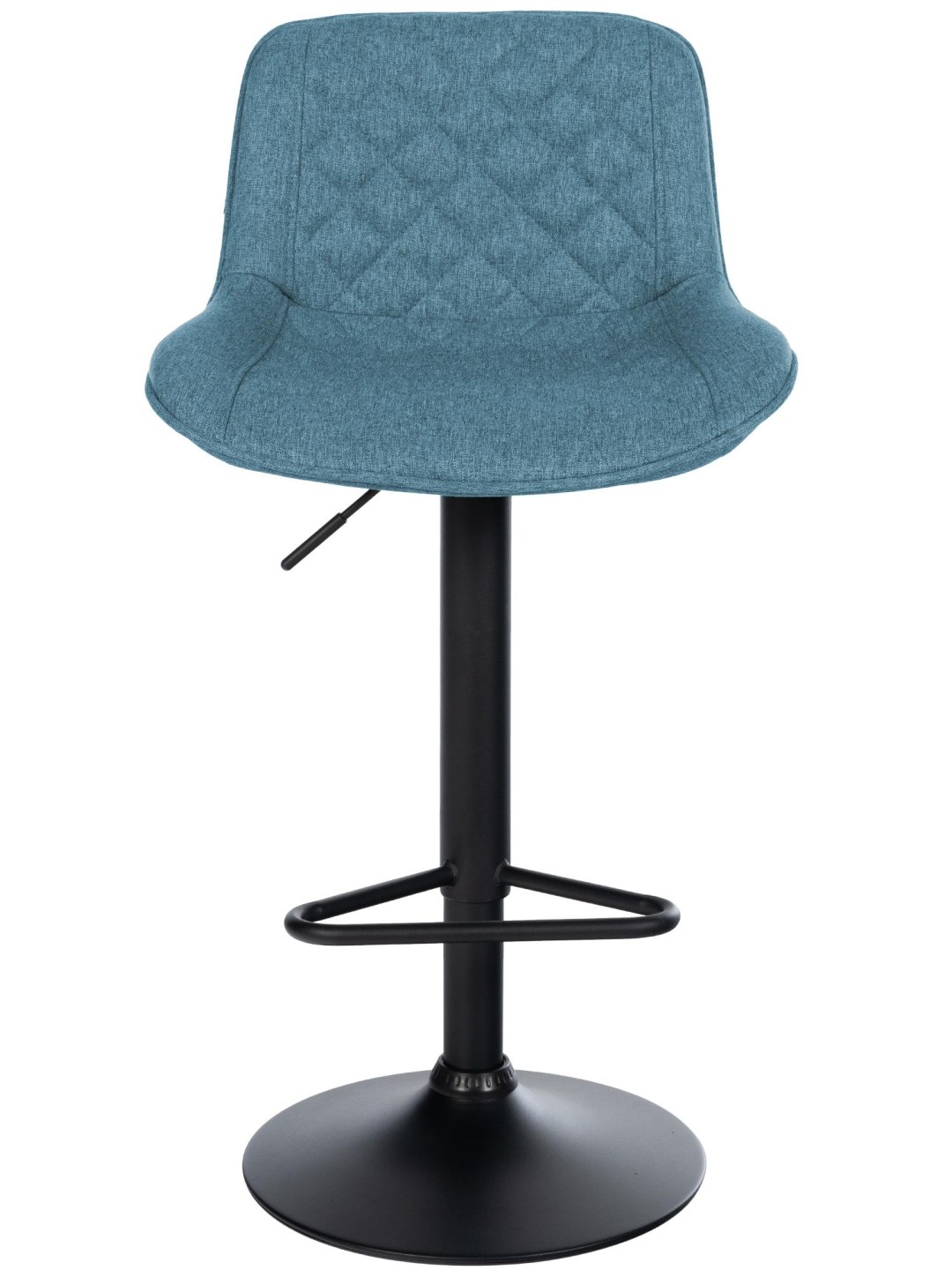 Banqueta alta tecido Kasson, azul