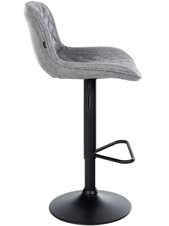 Banqueta alta tecido Kasson, cinza