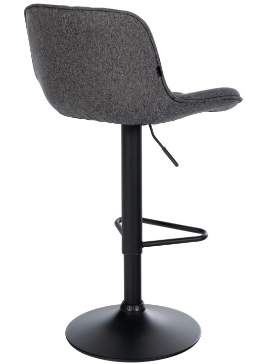 Banqueta alta tecido Kasson, preto