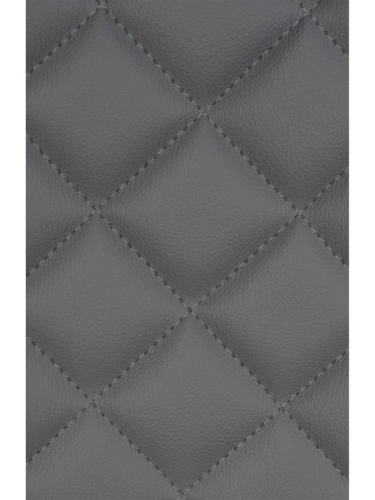 Banqueta alta Kasson couro sintético, cinza