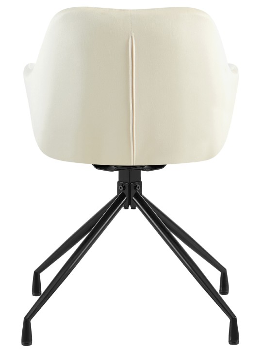 Conjunto de 2 cadeiras de jantar em veludo Welby, creme Conjunto de 2 cadeiras de jantar em veludo Welby, creme
