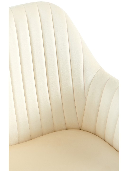 Conjunto de 2 cadeiras de jantar em veludo Welby, creme Conjunto de 2 cadeiras de jantar em veludo Welby, creme