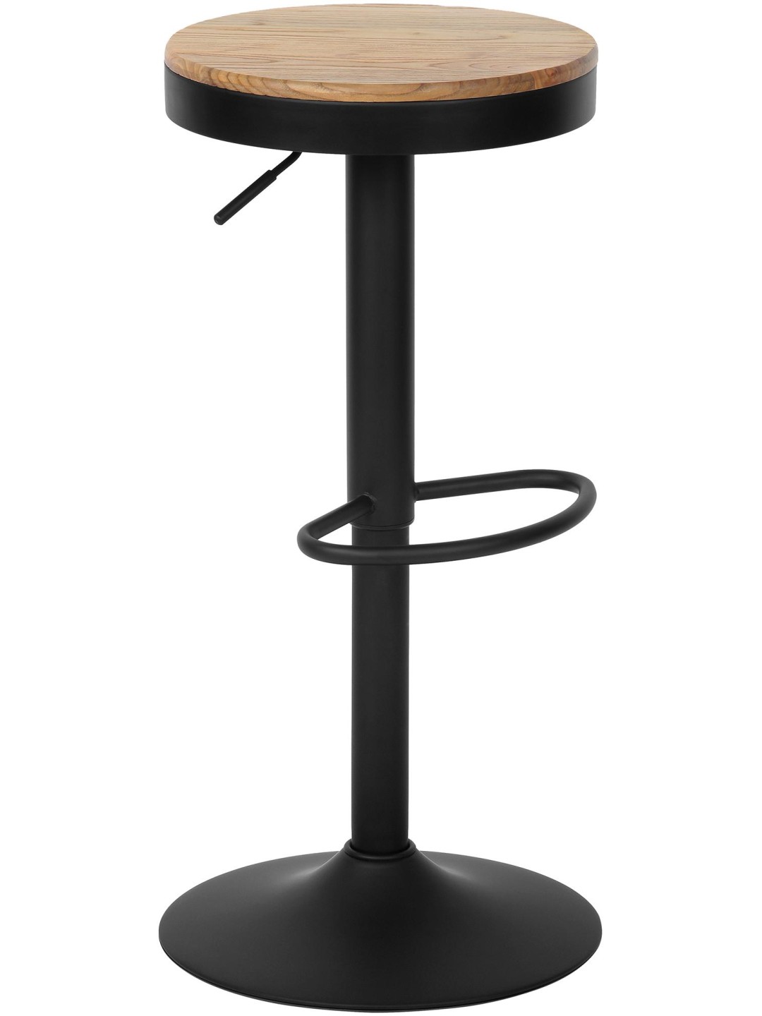 Banqueta alta Pitas, natural