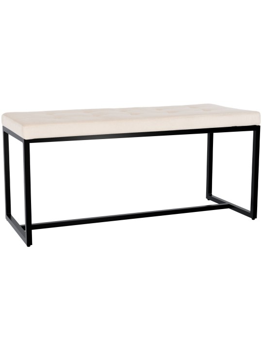 Banco Barci B veludo, creme