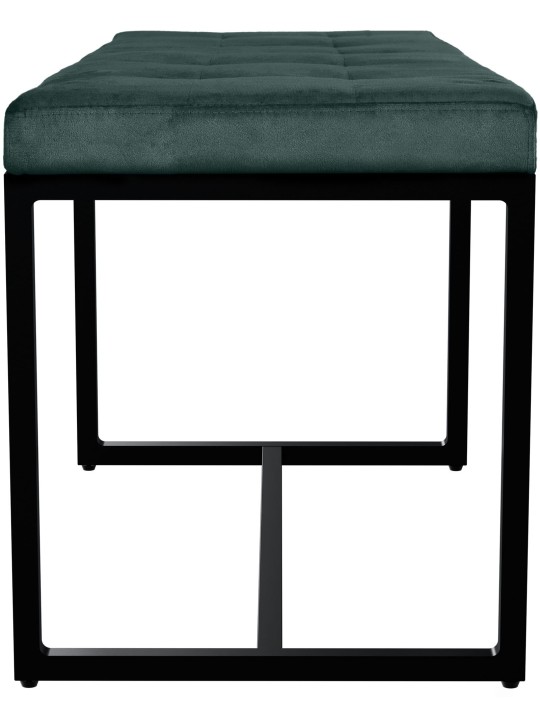 Banco Barci B veludo, verde