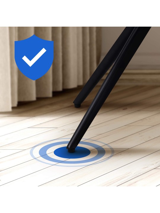 Conjunto de 2 cadeiras de jantar tecido Merna, taupe Conjunto de 2 cadeiras de jantar tecido Merna, taupe