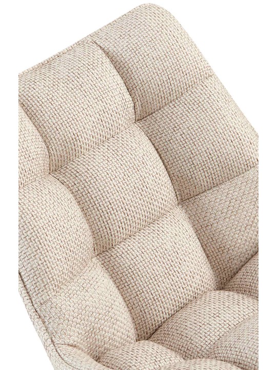 Conjunto de 2 cadeiras tecido Saranda, marfim