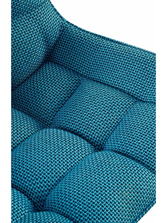 Conjunto de 2 cadeiras tecido Saranda, turquesa Conjunto de 2 cadeiras tecido Saranda, turquesa