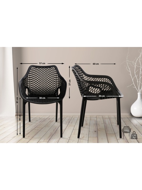 Cadeira Air XL, preto