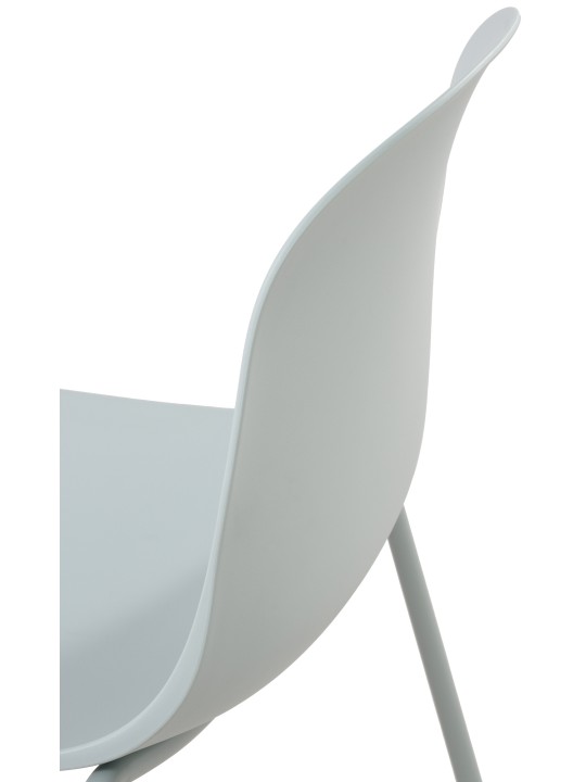 Conjunto de 2 cadeiras Hardin, turquesa