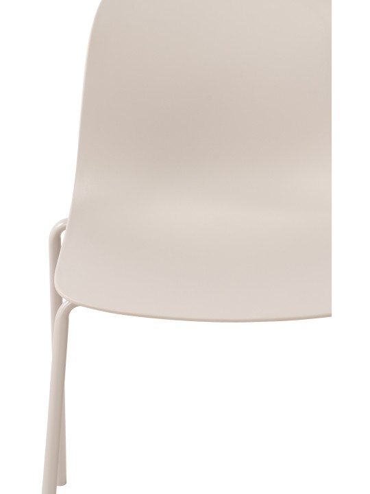 Conjunto de 2 cadeiras Hardin, cinza claro Conjunto de 2 cadeiras Hardin, cinza claro