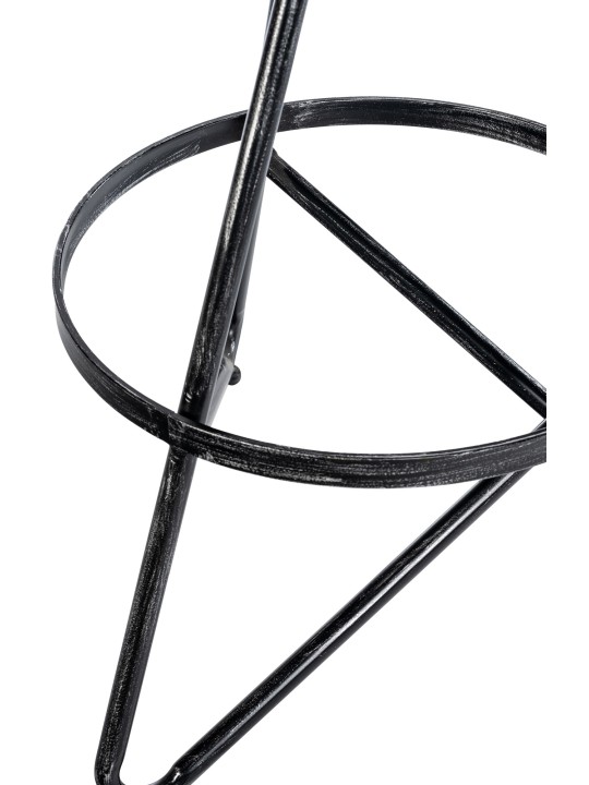 Conjunto de 2 bancos altos Karla, prata