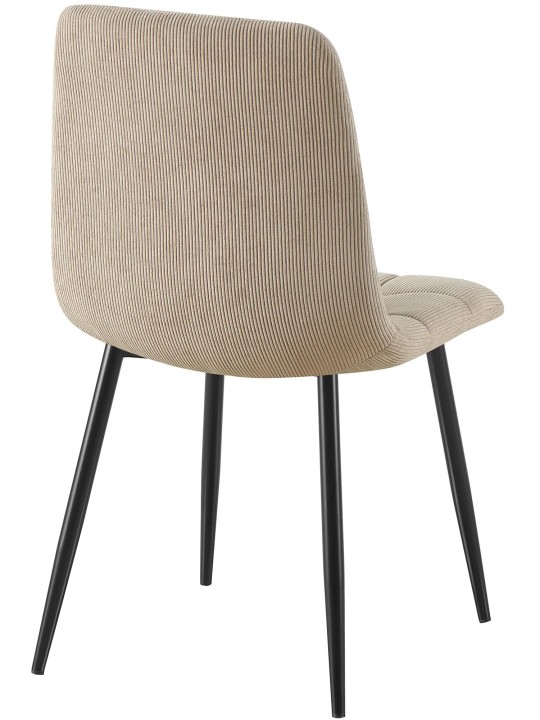 Cadeira da sala de jantar Antibes Cord, taupe