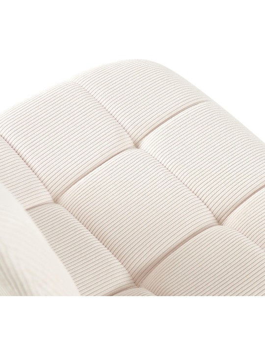 Cadeira de sala de jantar Tilde Cord, creme