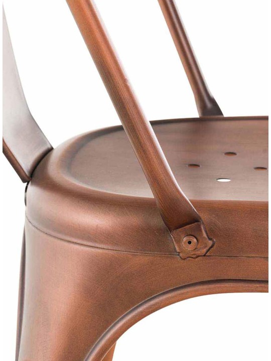 Conjunto de 4 cadeiras Benedict, cobre