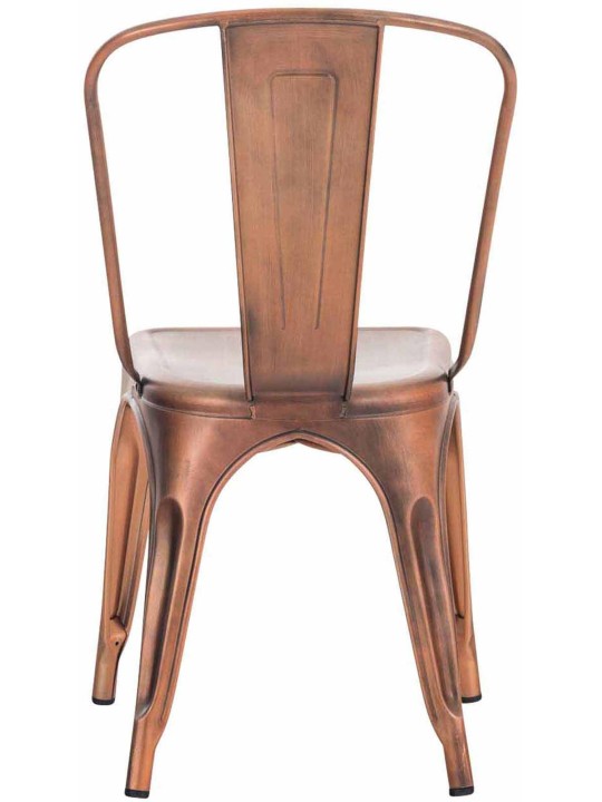 Conjunto de 4 cadeiras Benedict, cobre