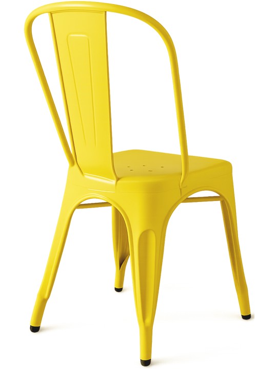 Conjunto de 4 cadeiras Benedict, amarelo Conjunto de 4 cadeiras Benedict, amarelo