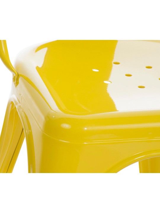 Conjunto de 4 cadeiras Benedict, amarelo Conjunto de 4 cadeiras Benedict, amarelo