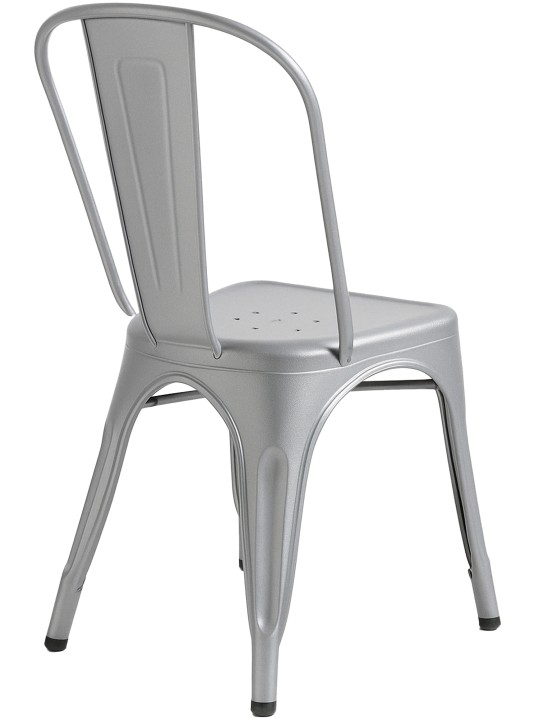 Conjunto de 4 cadeiras Benedict, prata