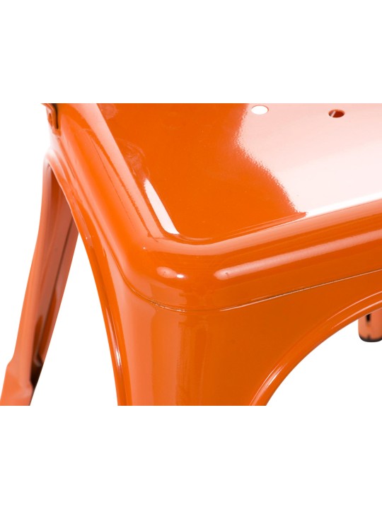 Conjunto de 4 cadeiras Benedict, laranja