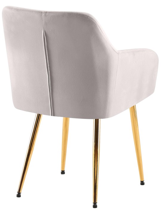 Cadeira da sala de jantar Monett veludo G, cinza