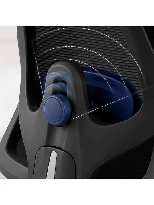 Cadeira de escritório Eliseu, preto