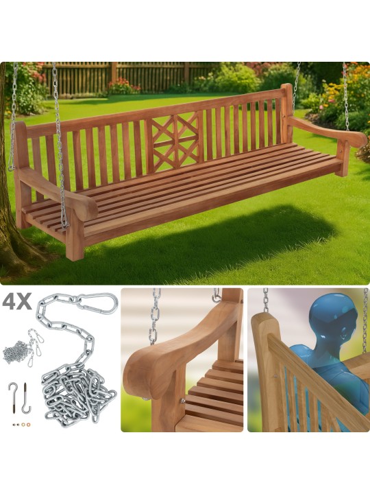 Banco de balanço Farm 240 cm, teca Banco de balanço Farm 240 cm, teca