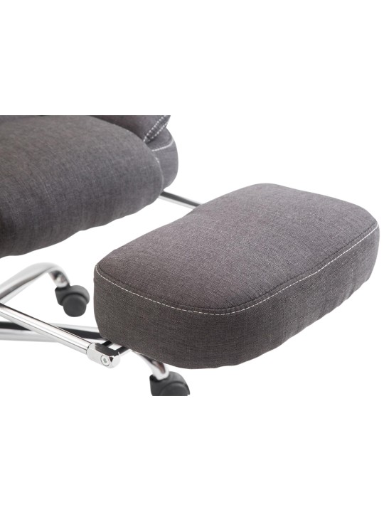 Cadeira de escritório tecido castelo, cinza escuro