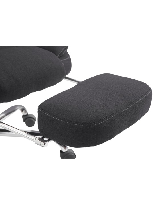 Cadeira de escritório tecido castelo, preto